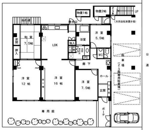 滝子マンション101の間取り
