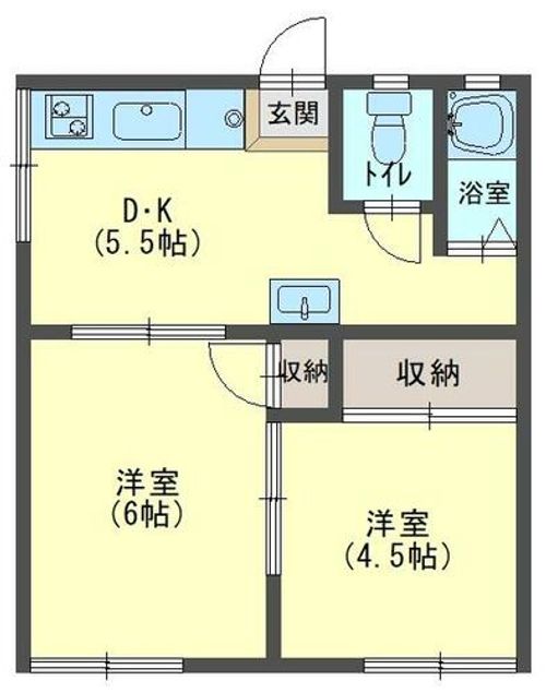 プログレス伊佐津202の間取り