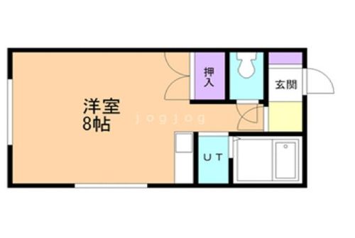 北海道小樽市緑2丁目(アパート)の賃貸物件203の間取り