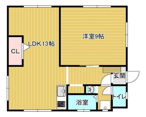 カネツグビル201の間取り