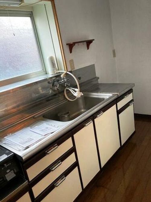 福岡県北九州市小倉北区赤坂4丁目(一戸建)の賃貸物件のキッチン