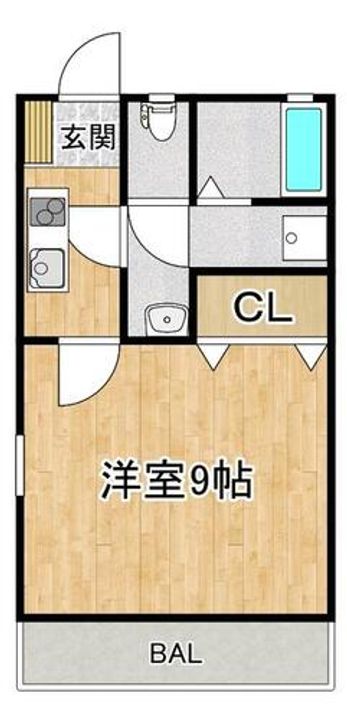 福岡県豊前市青豊(アパート)の賃貸物件の間取り