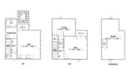 北海道室蘭市祝津町2丁目(一戸建)の賃貸物件の間取り