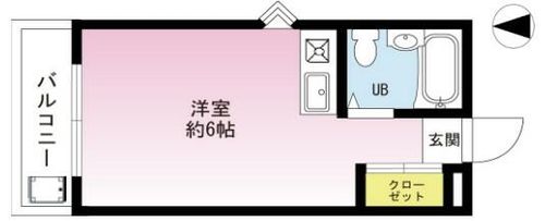 兵庫県西宮市野間町(マンション)の賃貸物件の間取り