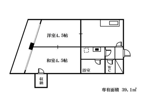 丸元北ビル702の間取り