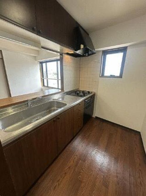 愛知県豊橋市大国町(マンション)の賃貸物件のキッチン