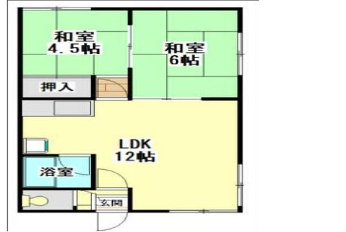 コーポ布川の間取り