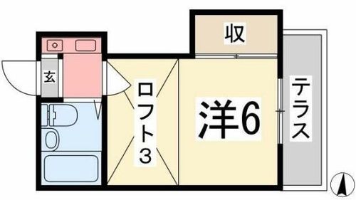兵庫県姫路市神和町(アパート)の賃貸物件の間取り