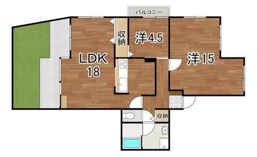 福岡県福岡市西区今宿東2丁目(マンション)の賃貸物件の間取り