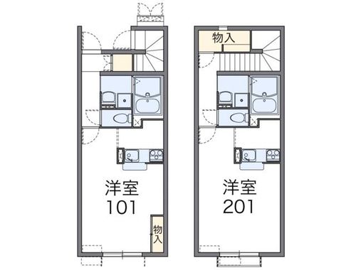 レオネクストエスペランサ203の間取り