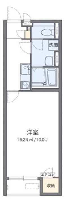 クレイノラルーチェ 飯塚209の間取り