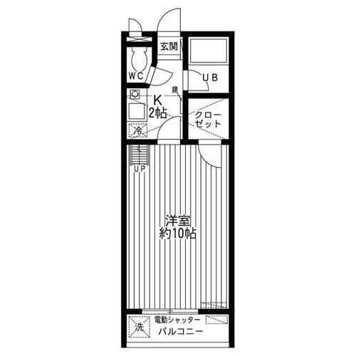 セザンヌ浦町203の間取り