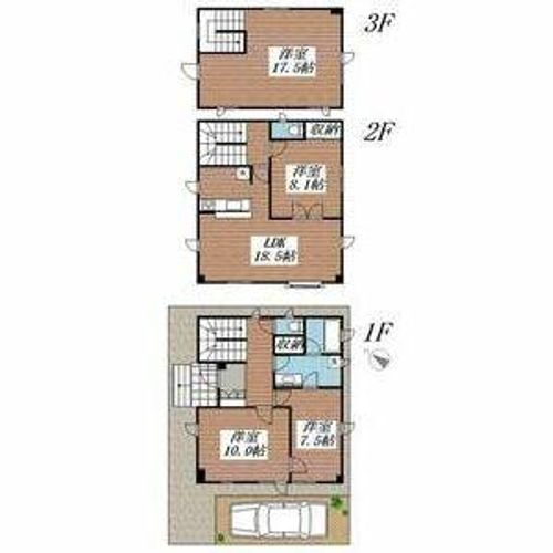 北海道札幌市中央区南七条西25丁目(一戸建)の賃貸物件の間取り