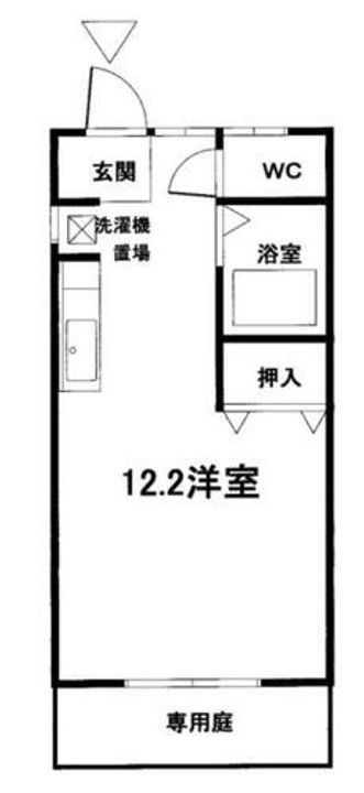 コーポ中沢103の間取り