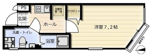 サニーヴィラの間取り