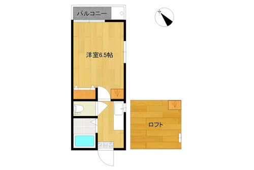 モアハイツ横手A棟202の間取り