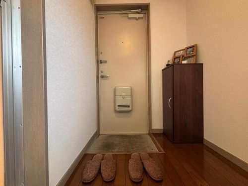 モアハイツ横手A棟202の玄関