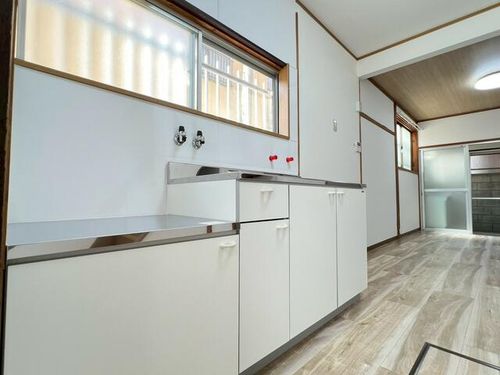 京都府京都市山科区勧修寺西金ケ崎(一戸建)の賃貸物件のキッチン