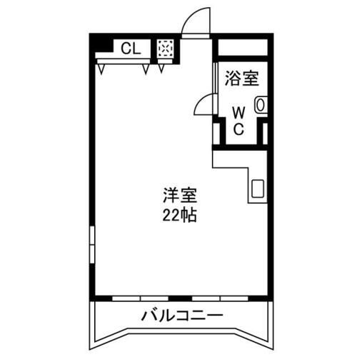 愛知県名古屋市中村区十王町(マンション)の賃貸物件の間取り