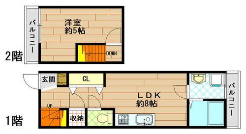 高東マンションの間取り