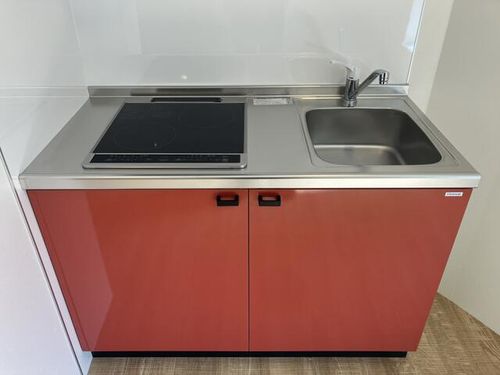 京都府亀岡市篠町王子市原(マンション)の賃貸物件のキッチン
