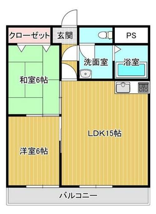 久栄マンション102の間取り
