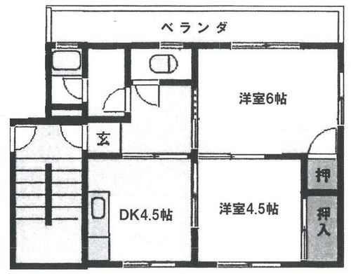 Noel三郎丸302の間取り