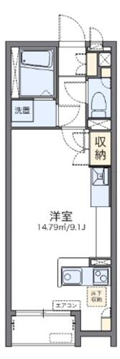 レオネクストリバティ菰田西203の間取り