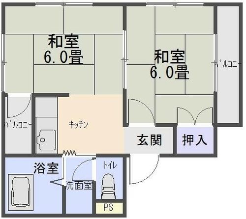 愛知県名古屋市南区中割町4丁目(マンション)の賃貸物件402の間取り