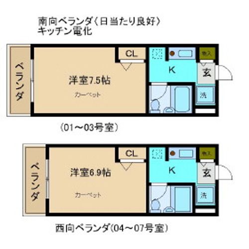 プロスパコートの間取り