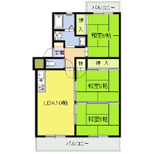 第2藤喜ビル302の間取り