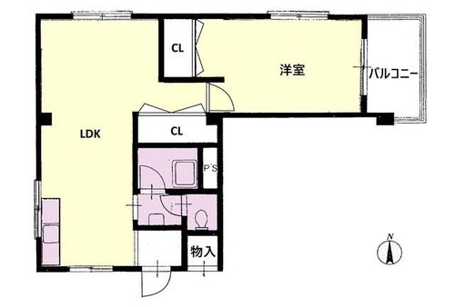 パラシオン鶴舞の間取り