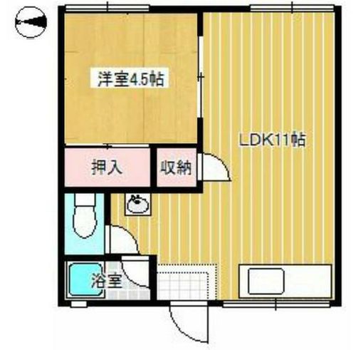 サンハイツの間取り
