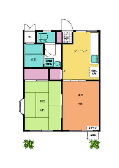 サングリエール篠山103の間取り