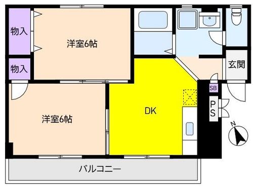 プレメール深江の間取り