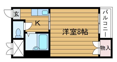 大阪府摂津市鳥飼和道1丁目(マンション)の賃貸物件の間取り