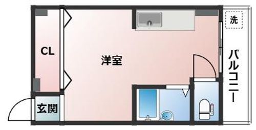 岡崎ハイツの間取り
