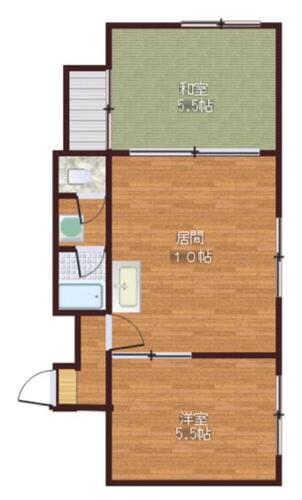 ウエストヒルズ101の間取り