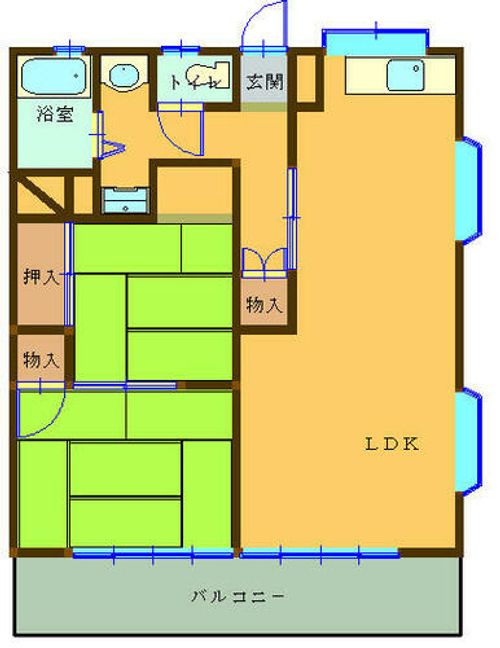 谷口マンション205の間取り