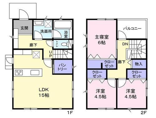 福岡県春日市ちくし台5丁目(一戸建)の賃貸物件の間取り