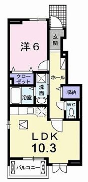 マーベラス・アンジュⅡ102の間取り