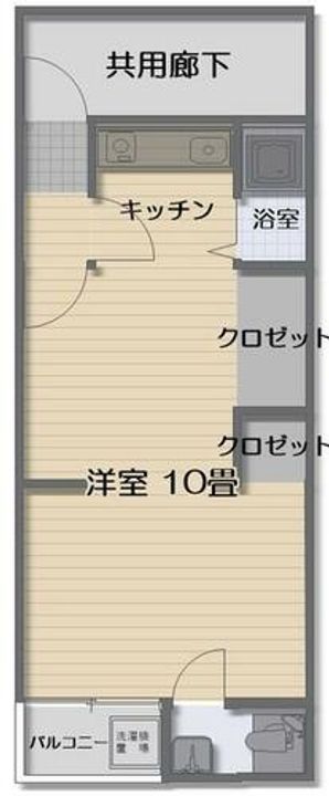兵庫県神戸市長田区宮丘町2丁目(アパート)の賃貸物件の間取り