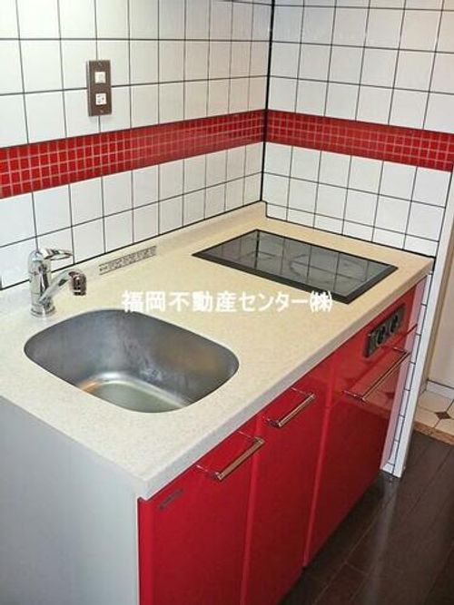 福岡県福岡市中央区長浜2丁目(マンション)の賃貸物件のキッチン