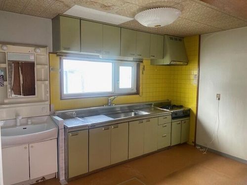 北海道札幌市清田区北野三条3丁目(一戸建)の賃貸物件のキッチン