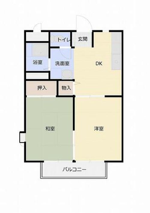 兵庫県丹波篠山市東岡屋(アパート)の賃貸物件の間取り