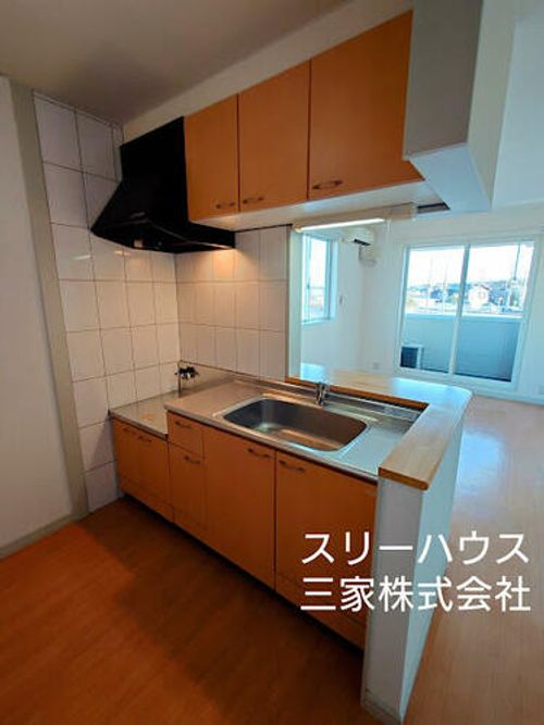 福岡県築上郡築上町大字西八田(アパート)の賃貸物件201のキッチン