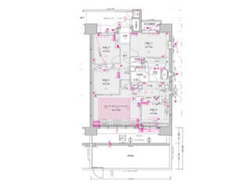大阪府大阪市住之江区南港中5丁目(マンション)の賃貸物件の間取り