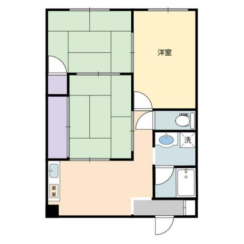 愛知県春日井市上野町(マンション)の賃貸物件の間取り