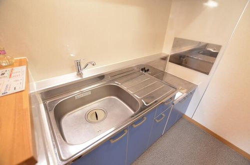 北海道札幌市清田区美しが丘二条8丁目(アパート)の賃貸物件のキッチン
