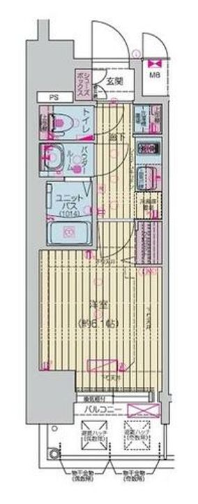 プレサンス桜山駅前アフォードの間取り